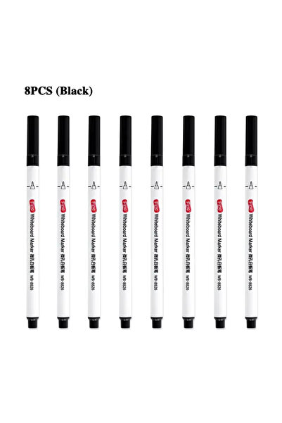 Choice3 8 black 4/12pcs 0.5mm Magnetic Dry Erase Markers Whiteboard Marker Pe...