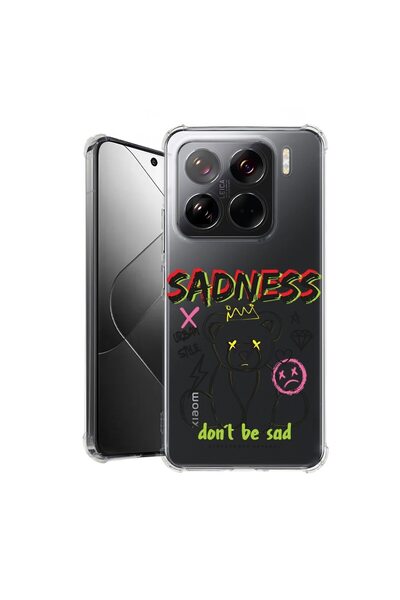 bestcase ¬Æ Husa pentru Xiaomi 15 Pro, Anti Shock 1.5MM, Teddy Bear Sadness, ...