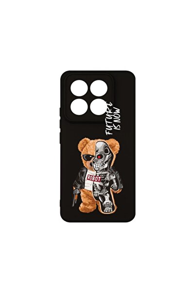 bestcase Калъф за Xiaomi 14T Pro, BestCase® Тънък силиконов 0.8ММ, Част робот...
