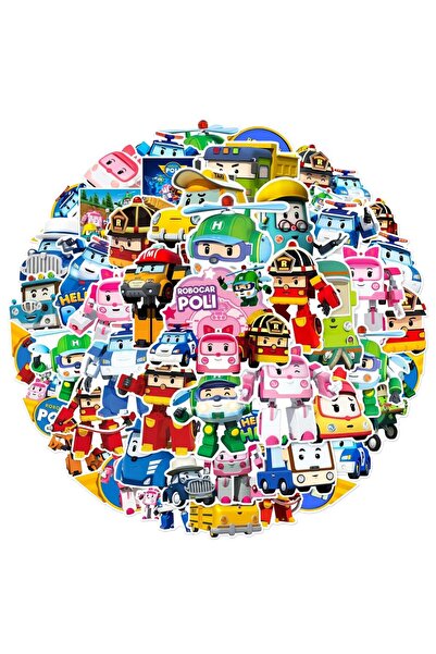 Choice 50pcs 50Pcs Cartoon Robocar Poli Game Graffiti Sticker Scrapbook Lugga...