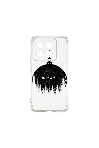 bestcase Husa pentru Xiaomi 14T, BestCase¬Æ Anti Shock 1.5MM, Xmas Globe, Rez...