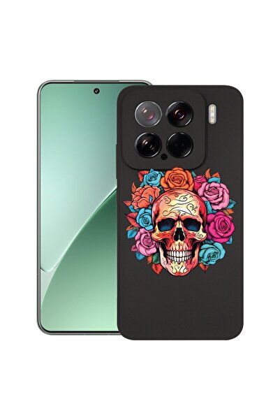 bestcase Калъф за Xiaomi 15, Цветове на мечтите - Череп, Тънък силиконов 0.8М...