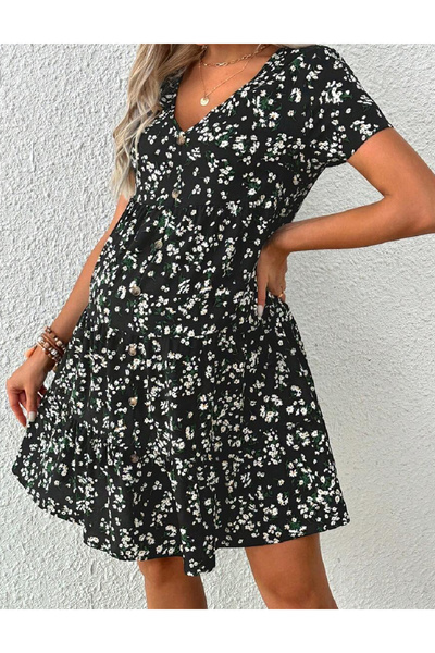 Evendi Short dress, Black