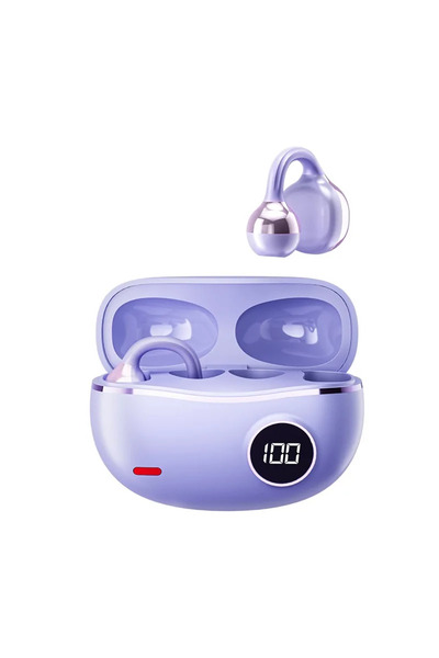 Choice Purple Wireless Bluetooth Earphone HIFI Stereo Sound ENC Headphones Po...
