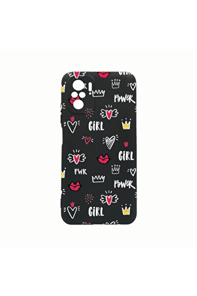 bestcase Силиконов калъф, съвместим с Xiaomi Poco F4, Girl Power, Устойчив на...
