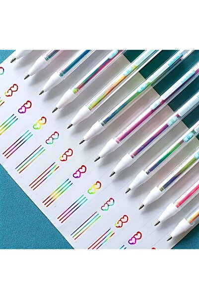 Choice 12pcs 12Pcs Multicolor Gel Highlighter Pens Set Quick Dry Smooth Writi...