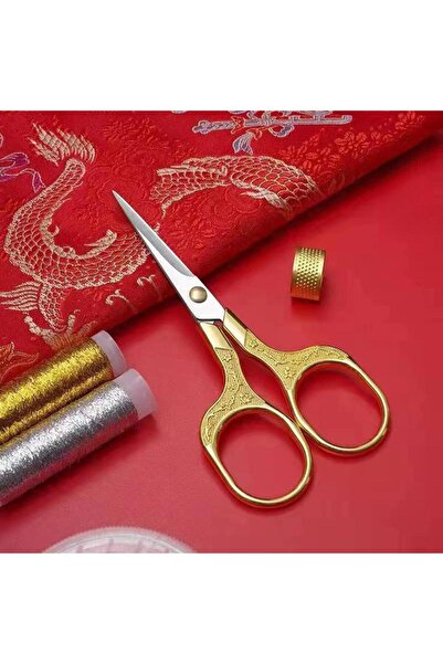 Choice S26685-1 3Style Vintage Plum Blossom Scissors Small Craft Scissors for...