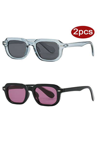 Choice قطعتان من نظارات z04 للمشي لمسافات طويلة، نظارات شمسية عصرية بإطار صغي...