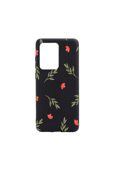 bestcase Silicone Flowers case, compatible with Xiaomi 11T, wear-resistant, a...