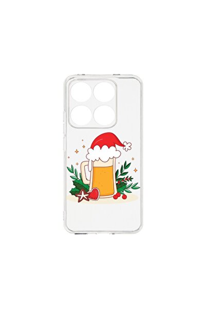 bestcase Husa pentru Xiaomi 14T, BestCase¬Æ Clear Silicon 2MM, Xmas Beer, Ant...
