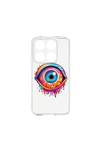 bestcase Husa pentru Xiaomi 14T, BestCase¬Æ Clear Silicon 2MM, Dream Colors E...