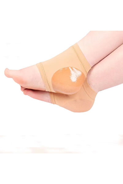 Choice 1pair Beige 1pair upgraded high elasticity Silicone socks，Ankle protec...