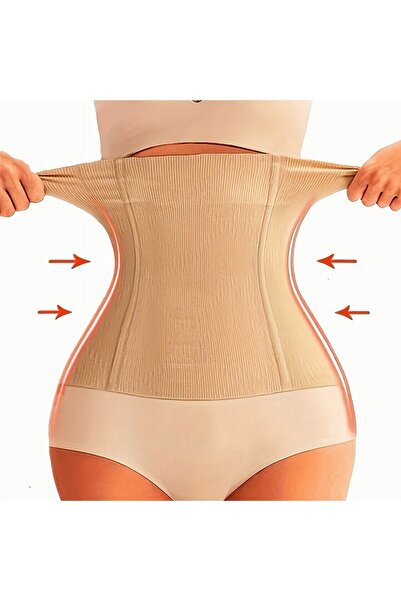 Choice1 M-L Light Yellow Tummy Control, Postpartum Girdle, Seamless Corset Wa...