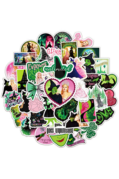 Choice 50pcs 50Pcs Cool Wicked Cartoon Stickers Magic Whitch Movie Decals DIY...