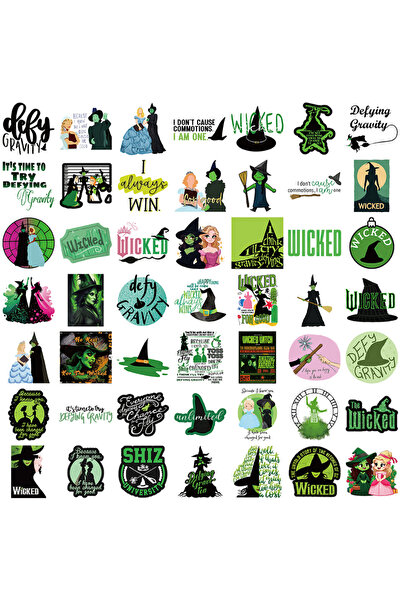 Choice1 50pcs 50/100PCS Magic Wicked Witch Series Stickers Suitcase Phone Cas...