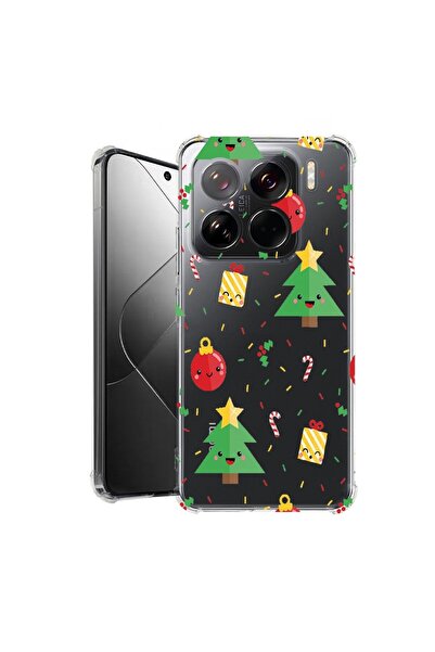 bestcase ¬Æ Husa pentru Xiaomi 15 Pro, Anti Shock 1.5MM, Xmas Tree, Protectie...
