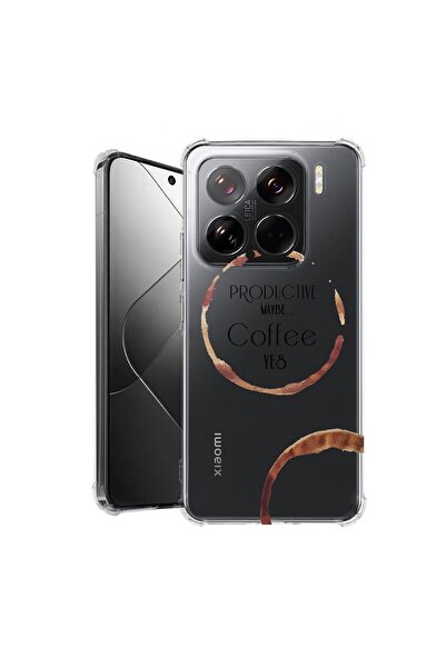 bestcase ¬Æ Husa pentru Xiaomi 15, Anti Shock 1.5MM, Coffee, Protectie camera...