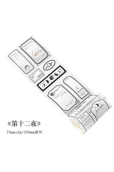 choice2 شريط لاصق من يوفان بطول 200 سم وعرض 7.5 سم بتصميم نباتات وزهور طبيعية...