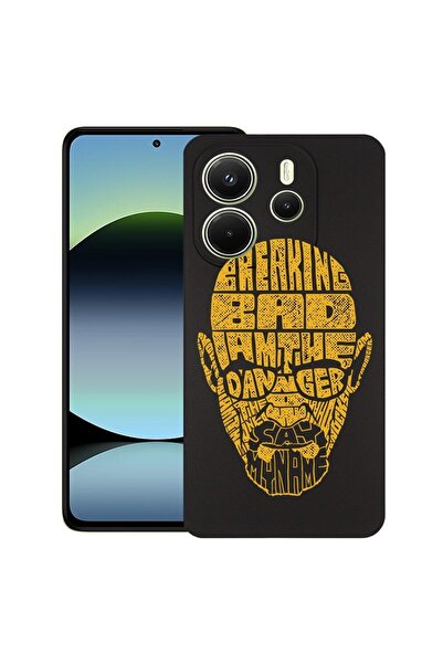 bestcase Θήκη για Xiaomi Redmi Note 14, Καλλιγραφία Braking Bad, Λεπτή σιλικό...