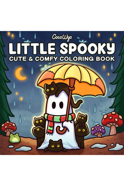 Choice3 4 كتب تلوين COZY FRIENDS للبالغين والمراهقين، كتاب تلوين الهالوين يضم...