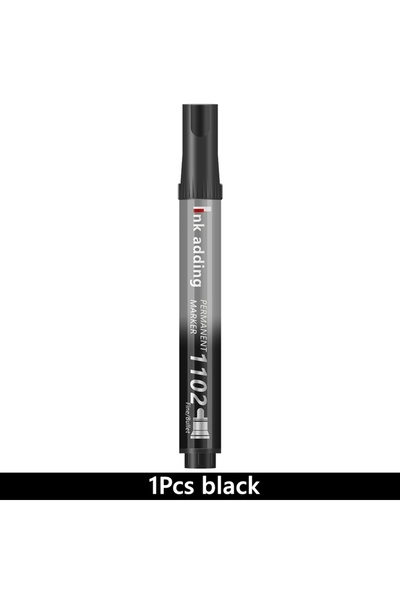 Choice10 1Pcs black 1/10/100pcs 2mm Red Blue Ink Black Permanent Marker Pens,...