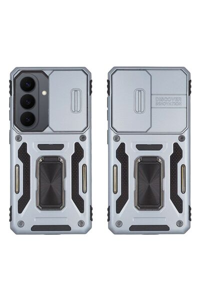 Sonique Θήκη Ring Armor CamShield για Samsung Galaxy S26 Γκρι