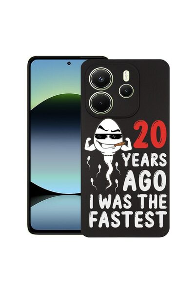 bestcase ¬Æ Husa Slim Silicon pentru Xiaomi Redmi Note 14 4G, 20 Years ago I ...