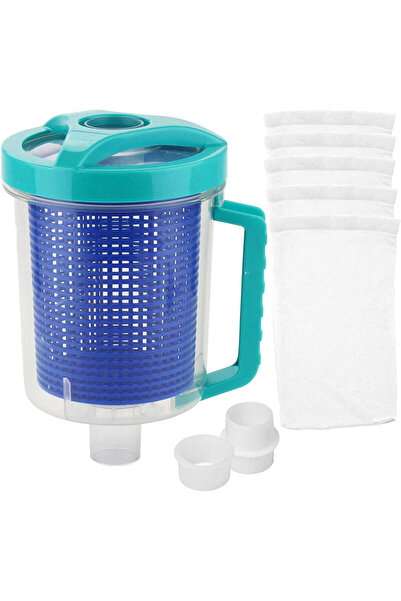 Choice1 with 5 filter socks Inline Pool Leaf Canister Pool Leaf Catcher Trap ...