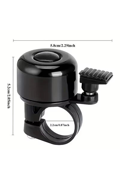 Choice black MTB Bicycle Bell With Built-In AirTag Holder Aluminum Alloy Bell...