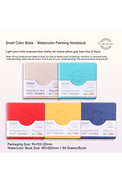 choice2 5pcs Languo Watercolor Painting Book Tearable Drawing Notebook Sketch...