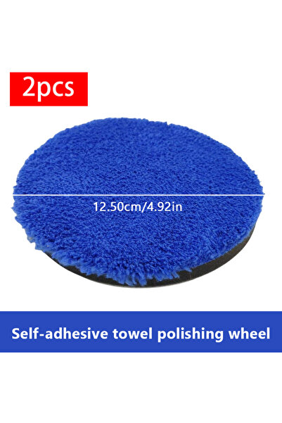 Choice3 5inch 2pcs SEAMETAL 1/2pcs 4/5/6inch Microfiber Polishing Pad Wax Buf...