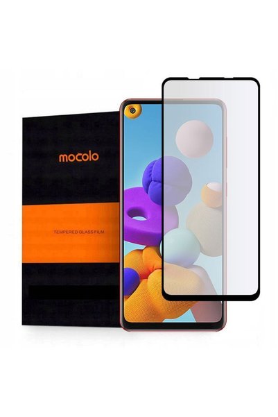 Mocolo Full Glue 9H Tempered Glass TG+ Samsung Galaxy A21s Μαύρο