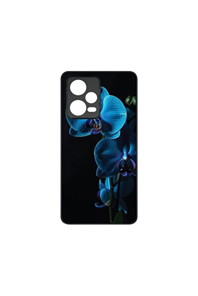 bestcase Тънък стъклен калъф, съвместим с Xiaomi Redmi Note 12 5G, Цвят Синя ...