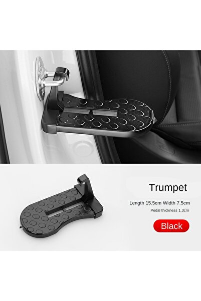 Choice4 Small black Car pedal, universal car mounted, with maximum functions ...