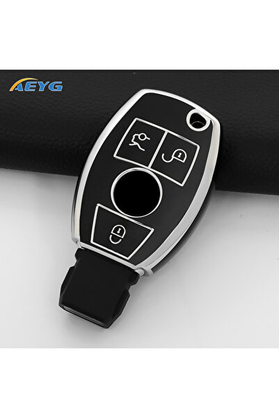 choice2 Black B Car Key Case Cover For Mercedes Benz A B C E Class GLS GLA GL...