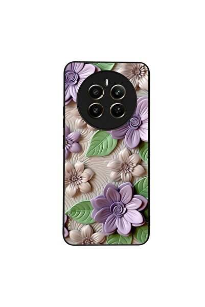 Sonique Θήκη 3D Flower Series για Realme 12 Plus 5G Βιολετί