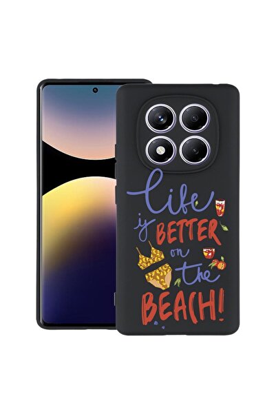 bestcase Λεπτή Θήκη Σιλικόνης για Xiaomi Redmi Note 14 Pro 5G, Παραλία, 20228...