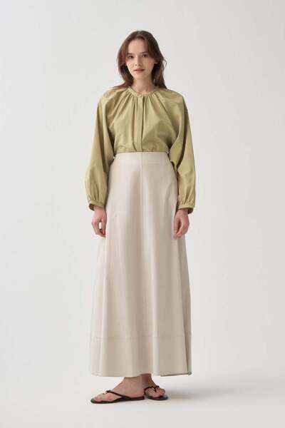 ALLDAY Stone-Four-Piece Flared Skirt