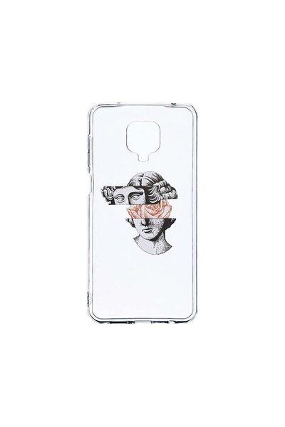 bestcase Διαφανής Θήκη Σιλικόνης 2MM, Συμβατή με Xiaomi Redmi Note 9S, Άγαλμα...