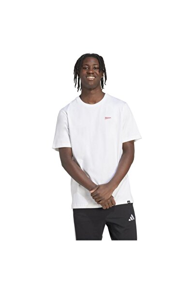 adidas Tricou bărbătesc cu mânecă scurtă: Tricou grafic cu detalii tip fanion M