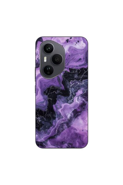 OEM Husa compatibila cu Honor 400 Pro Silicon Gel Tpu Model Abstract Purple M...