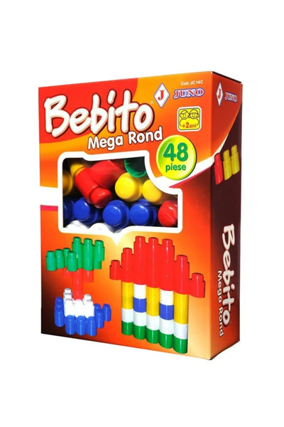 JUNO Joc constructie Bebito Maxi Bloc, 48 piese JC 14