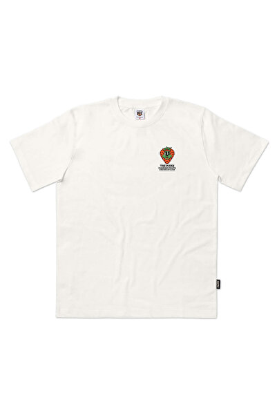 The Dudes Tricou bărbătesc cu mânecă scurtă, cu imprimeu căpșuni, mărimea M