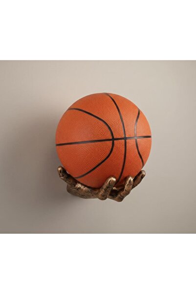 SUME Dekoratif El Şeklinde Duvara Monte Basketbol,Futbol Topu Tutucu Reçine O...