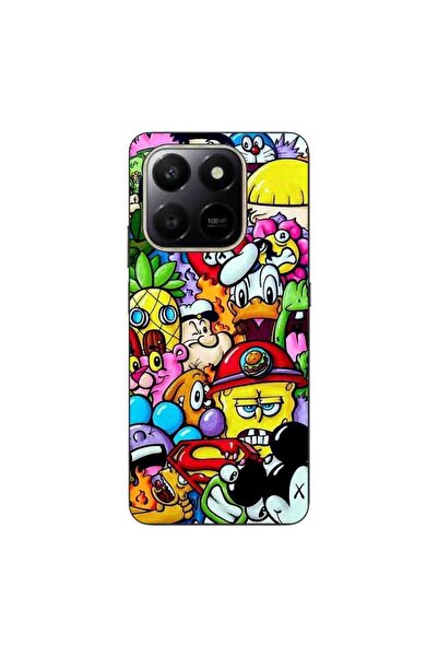 OEM Husa compatibila cu Honor 400 Smart Silicon Gel Tpu Model Pop Art Cartoons