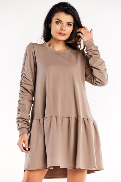 Infinite You Rochie dama InfiniteYou, Bumbac, M314 - Latte -, XL INTL