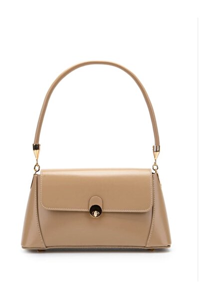 Mirel çanta Gold Buckle Detailed Shoulder Bag