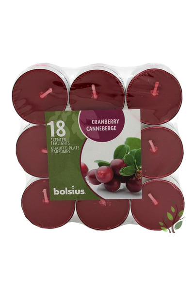 Bolsius Lumanari parfumate Bolsius, Merisoare, 18 bucati