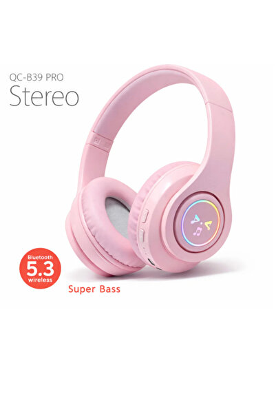 inteknoloji QC-B39 Pro Bluetooth Kablosuz Stereo Sound Kulaklık Süper Bass Pe...