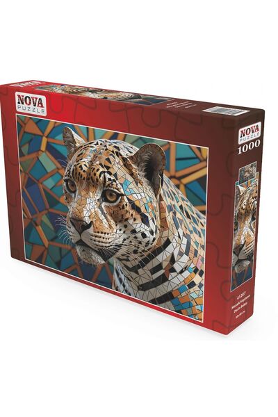 Nova Puzzle 1000 Piece Mosaic Deep Gaze of the Jaguar Puzzle - 41207